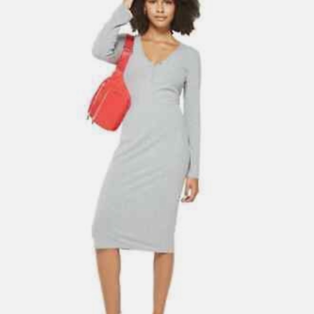 Wild Fable Ribbed Midi Dress